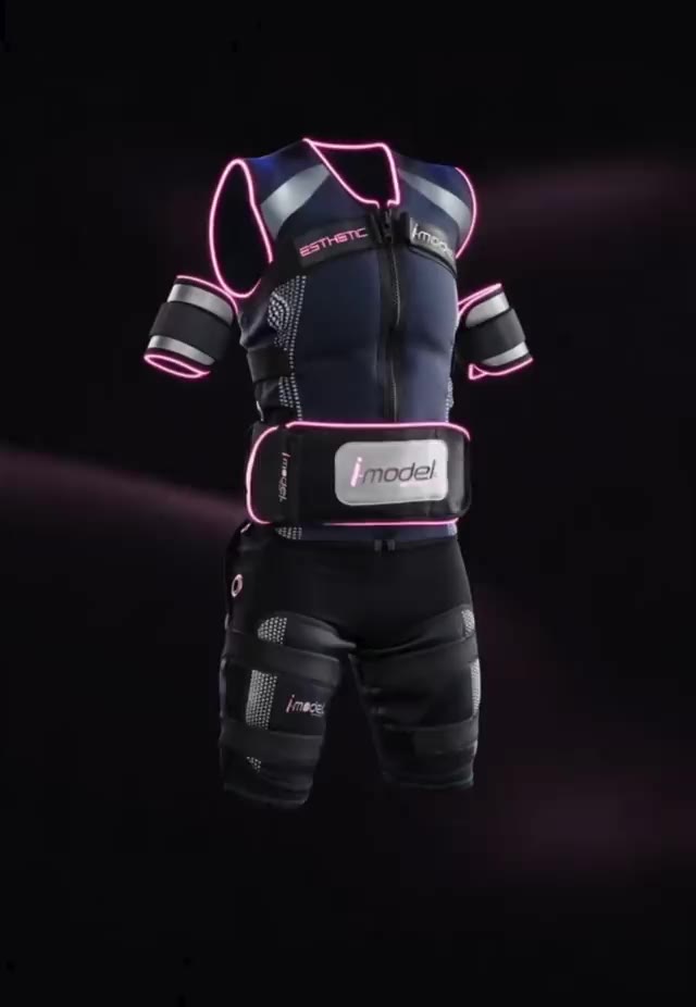 Oblek i-Model Esthetic s označenými částmi